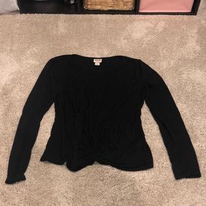 Mossimo Supply Co. Black Long Sleeved Shirt